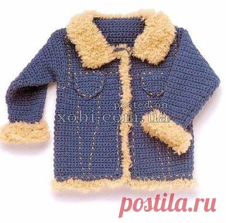 курточка &quot;под джинс&quot; (крючок).