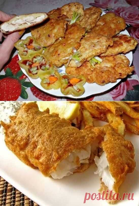 6 рецептов кляра для рыбы