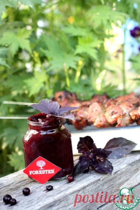 Черносмородиновый соус к шашлыку из мяса - кулинарный рецепт