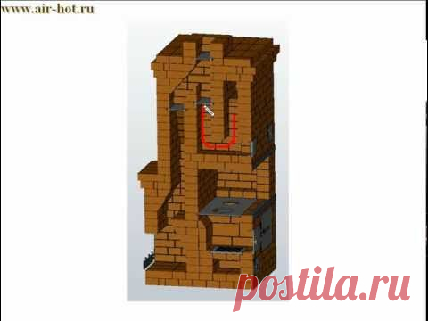 Печь "Шведка" с камином
