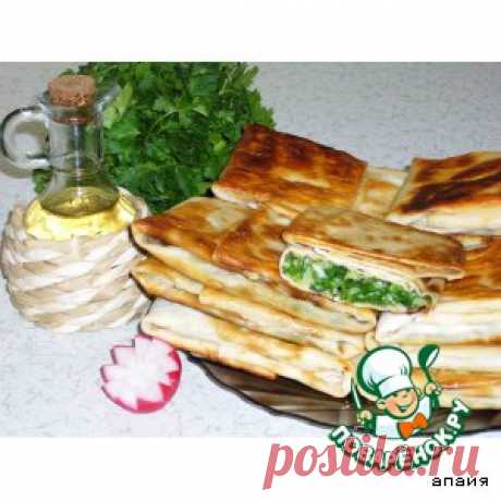 Лаваш с зеленью, сыром и яйцами - кулинарный рецепт