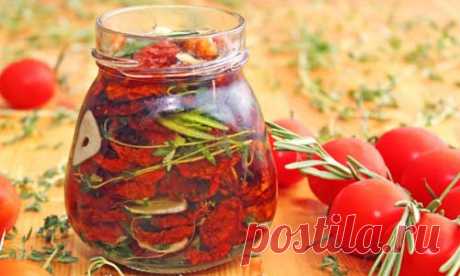 Заготовки на зиму.Очень вкусные вяленые томаты