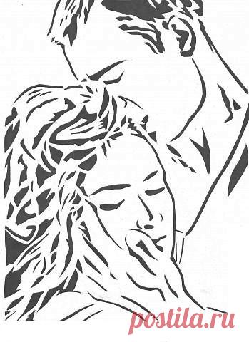 Рисунки для выжигания и росписи. Романтическое.