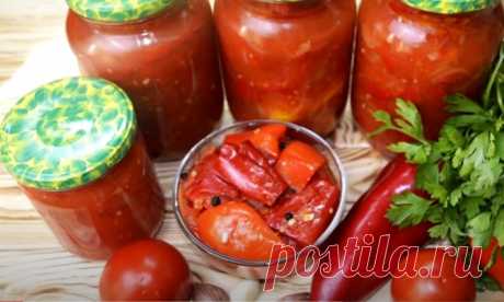 Лечо из болгарского перца с помидорами на зиму