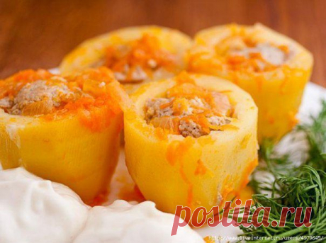 ПОТРЯСАЮЩАЯ ФАРШИРОВАННАЯ КАРТОШЕЧКА | Вкуснолог...
