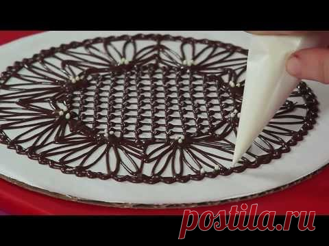 Украшение десертной тарелки.