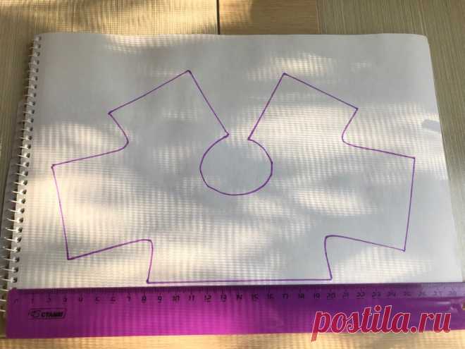 Добрый вечер, мои дорогие. 
Многие стали просить выкройку платья в сантиметрах. Вас смутил размер? Это ее реальный размер, нужно только распечатать на листе А4