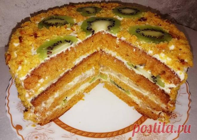 (1) Тыквенно-медовый торт - пошаговый рецепт с фото. Автор рецепта Диана Ушакова . - Cookpad