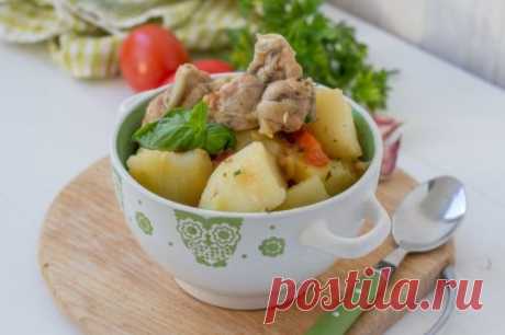 Индейка тушеная с картошкой — Кулинарные рецепты любящей жены