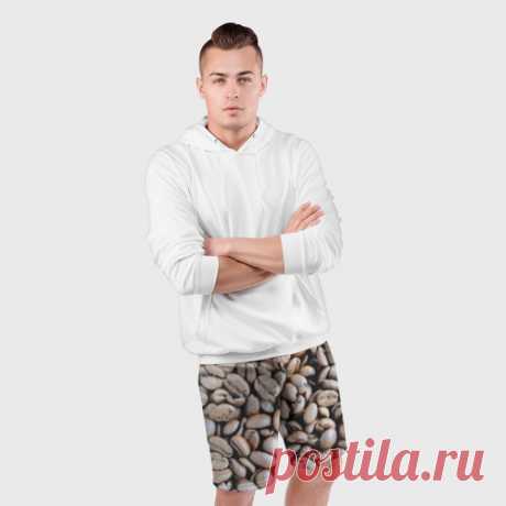 Мужские шорты спортивные Кофе зёрна - купить по цене 3715 руб в интернет-магазине Всемайки, арт 3650113