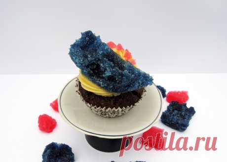 Шоколадные кексы с сахарными кристаллами!