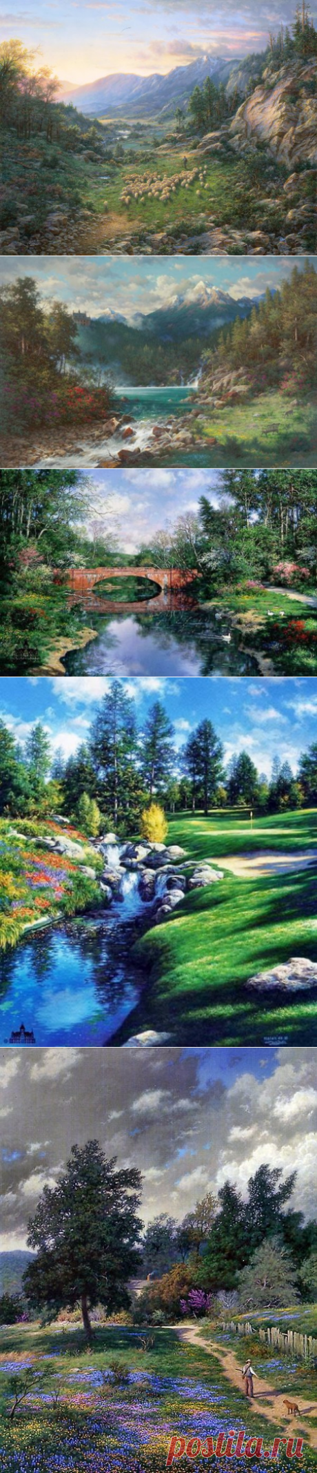 ПЕЙЗАЖИ ХУДОЖНИКА LARRY DYKE