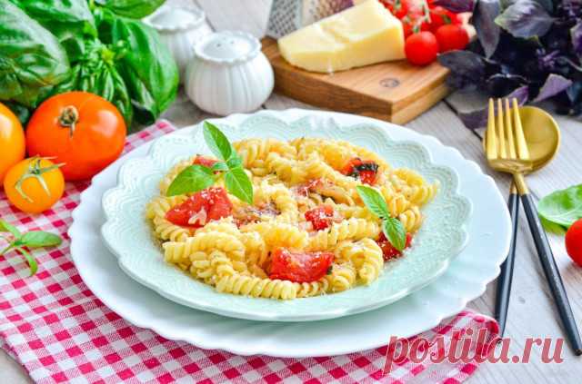 Паста с сыром и помидорами рецепт с фото пошагово и видео - 1000.menu