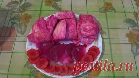 Капуста пелюстки со свеклой, фото, видео рецепта приготовления