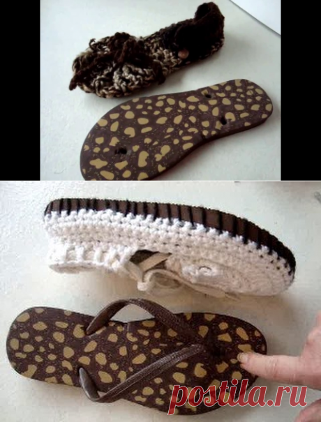 ADD RUBBER SOLES TO CROCHET SANDALS, how to make outdoor crochet sandals - YouTube
