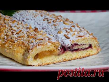 Пирог с вареньем "Два вкуса"