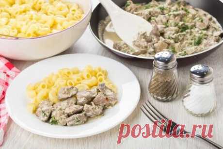 Потрясающая куриная печень с луком в медово-соевом маринаде