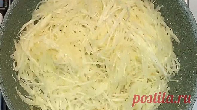 Пирожки с капустой в духовке
