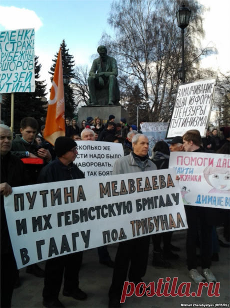 В Воронеже прошел самый крупный с 2011 года протестный митинг