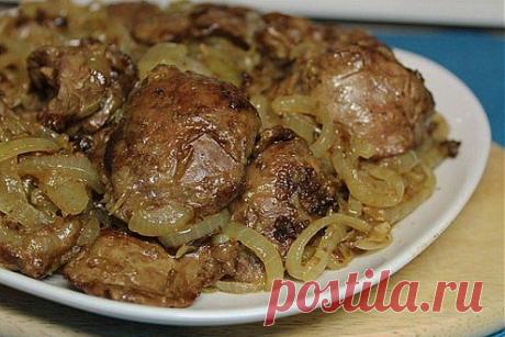 Куриная печень с луком: ВГотовке.сom - лучшие рецепты мира