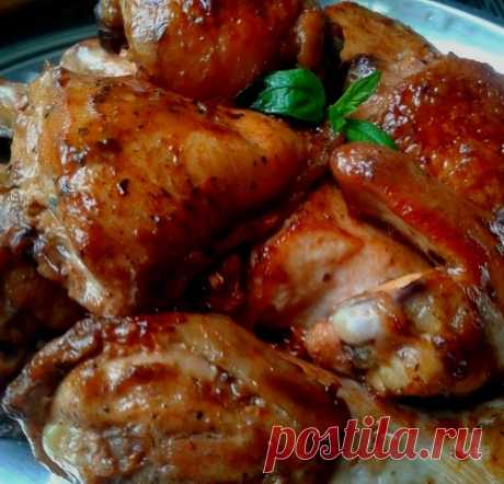 ВКУСНЕЙШАЯ КУРИЦА В МЕДОВО-ГОРЧИЧНОМ МАРИНАДЕ.
