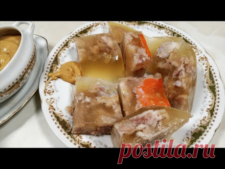 Как приготовить холодец из свиной рульки и ножек