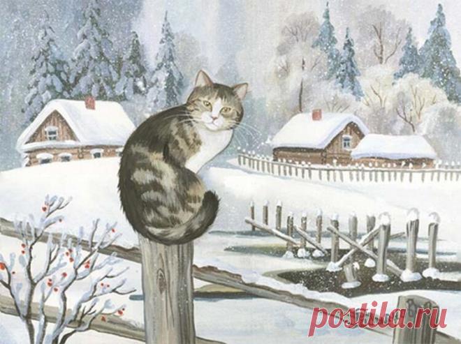🎨 Забавные коты на картинах питерской художницы Татьяны Родионовой, вызывающие улыбку | Коты&Люди | Дзен