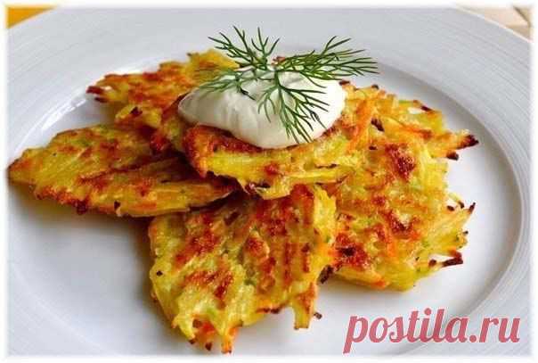 Нежнейшие дракабаники- драники с кабачками | Четыре вкуса