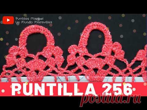 Puntilla 256 |Canastitas/ Puntillas Maribel