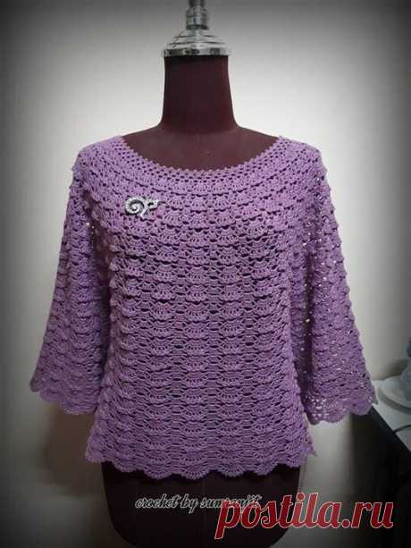 Top trending and crochet patterns crochet tunic tops shirt and blouse designer were ideas 2022