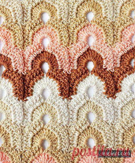 Многоцветные картины крючком.МК