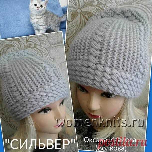 Очаровательные шапки спицами
Схема узора и видео: http://womanknits.ru/vyazanie-dlya-zhenshchin/shapki-berety/ocharovatelnye-shapki-spicami