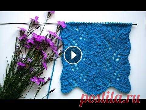 Ажурные узоры спицами | Листья вьюнка  Ажурные узоры, безусловно, один из самых красивых способов вязания! И вовсе не обязательно, чтобы ажур был сильно заковыристым. Например эти листочки,...
