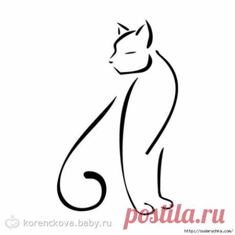 Трафареты кошки, трафареты в большом разрешении трафареты кошек - на бэби.ру