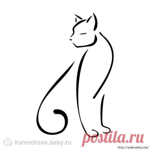 Трафареты кошки, трафареты в большом разрешении трафареты кошек - на бэби.ру
