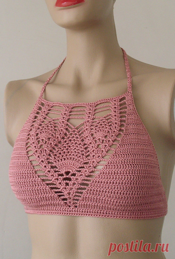 EXPRESS CARGO!!! Crochet Rose Color Bikini-Bustier, Women Bikini Top, Swimwear Top, Beach Wear,  2017 Summer Trends !!! FORMALHOUSE Crochet Rose Color Bustier.  1st class materials were made with the mercerized.  Holiday gifts for all of you and your family ones.  Summer accessories for women  It is designed for comfortable and stylish usage.  Size is suitable for women.  Your order will ship within 3 business days.  Our products are one of the same pictures.(Please note t...