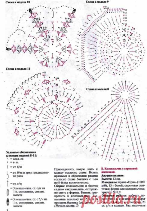 НОВОГОДНИЕ КОЛОКОЛЬЧИКИ + СХЕМЫ