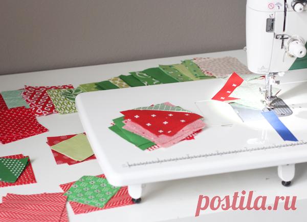 Making Stars   My weekend goal is to get my Christmas star quilt top made!  These stars are so fun to make.  Next week I’ll make size, fabric requirement, and cutting instructions for this tutorial t…