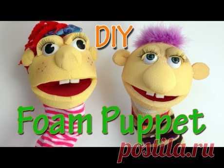 How to make a Foam Puppet - Ana | DIY Crafts.