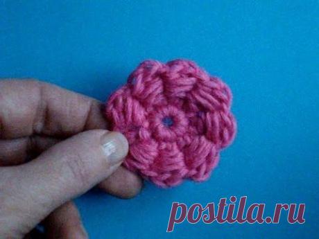 Вязание крючком - Урок 62 Блок столбик по кругу - YouTube