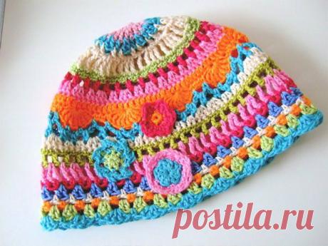 ремесел для весны: красочные шляпы, вязание крючком узор | сделать ручной работы, вязание крючком, ремесла