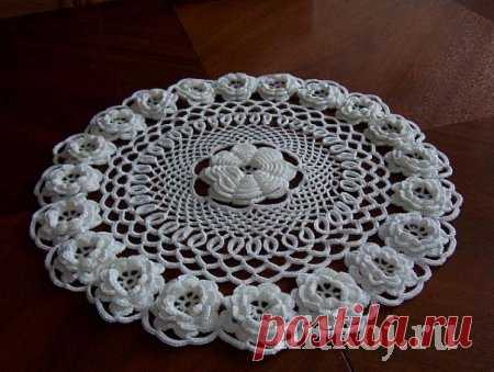 Поиск на Постиле: салфетки объемные крючком