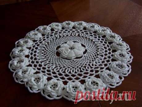 Поиск на Постиле: салфетки объемные крючком