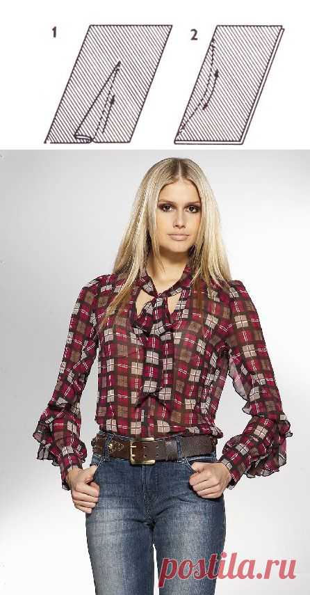 Шьем блузку: рекомендации от выбора ткани до отделки.