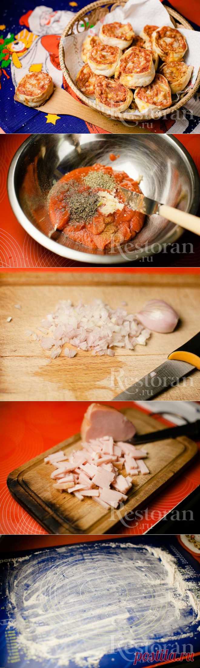 Рецепт итальянской закусочной мини-пиццы Restoran.ru