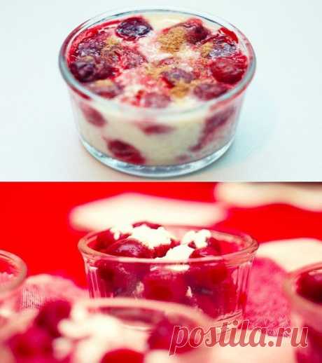 Как приготовить ванильный клафути с вишней - рецепт, ингридиенты и фотографии