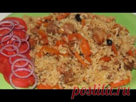 плов с курицей в мультиварке