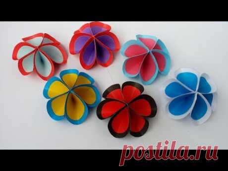 DIY: How to Make Easy & Beautiful Origami Paper Flower!!!