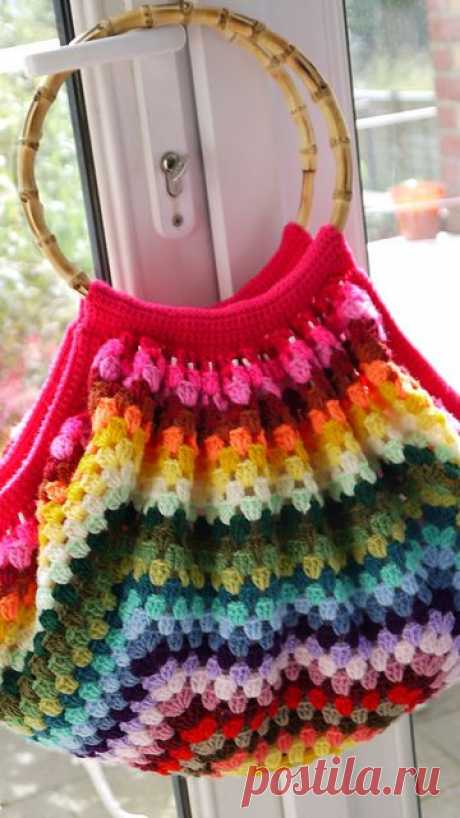 Bolso de crochet: Fotos y Tutorial - Mil Ideas en Crochet