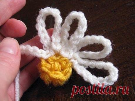 Нежный Ромашкой плед (Вязание крючком) | Журнал Вдохновение Рукодельницы
